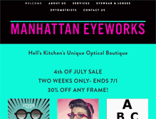 Tablet Screenshot of manhattaneyeworkshk.com